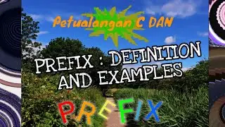 PREFIX : DEFINITION AND EXAMPLES