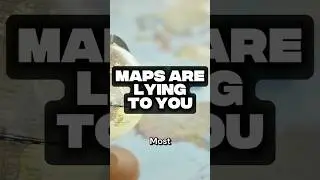 Maps Are Lying To You #worldfacts #didyouknow #maps #geographyfacts #fascinatinginformation #facts