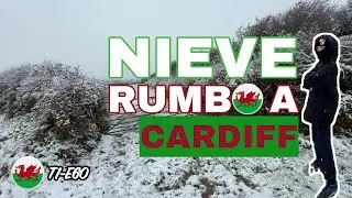 ¡NO LO ESPERÁBAMOS!❄️ La nieve nos sorprende rumbo a Cardiff, Gales 🏴󠁧󠁢󠁷󠁬󠁳󠁿(T1-E60)