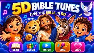 5D Bible Tunes 🥇 Official Channel Trailer 🎵 Fun Bible Songs, Stories & Worship for Kids ✝️