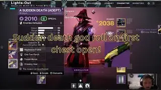 sudden death adept god roll
