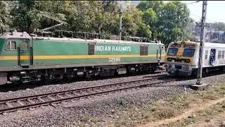 Full SPEED Local Train goes Berserk & takes Revenge by Overtaking Exp train ! 😎