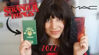 Stranger Things x MAC Cosmetics Makeup Collection Haul Unboxing - Swatches and Try-On | Joyce Byers