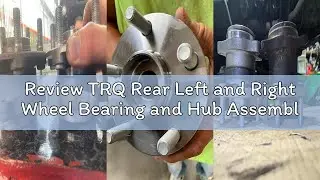 Review TRQ Rear Left and Right Wheel Bearing and Hub Assembly Set 2 Piece Compatible with 16-23 Suba