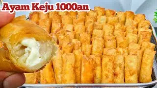 LAGI LARIS‼️LUMPIA AYAM ISI KEJU CUMA Rp.1000 an | USAHA MODAL KECIL KEKINIAN