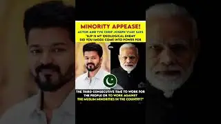 🔥🔥💥Joseph Vijay Attacks BJP & PM Modi | Minority Politics Controversy 🔥💫💥