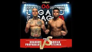 LUGANO IN THE CAGE 8: Adrian Steiner VS Branko Propadalo