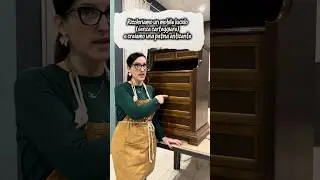 Ricoloriamo un mobile lucido e creiamo una patina anticante#lamagicpaint #magicpaint #restyling #diy