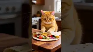 Adorable Cat Chef  | Taco Time in the Kitchen!