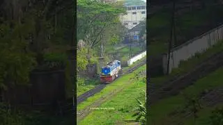 Meter Gauge EMD 3010 GT38ACL locomotive exit from the Dhaka Loco Shed