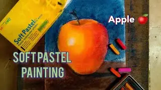 how to basic soft pistel drawing pistol colour tutorial 🔥🔥🍎🎉💯#softpistelpainting #sopistel