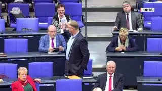 Chris K&uuml;hn - Debatte zum Bau-Haushalt - Antwort auf Zwischenfrage von Klaus Mindrup MdB (SPD)