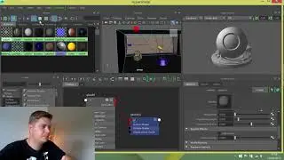 #38 How to create Glass in Maya 2016  Simple glass material  texture