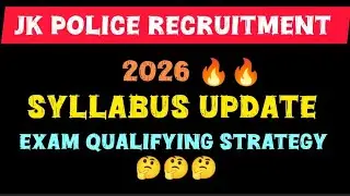 JKSSB POLICE CONSTABLE EXECUTIVE SYLLABUS 2026.