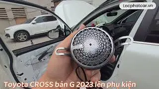 Toyota CROSS bản G 2022 nâng cấp phụ kiện