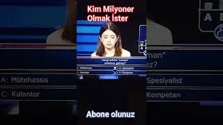 #KimMilyoner Olmak İster yarışması sorusu hangi #kelime #uzman anlamına gelmez