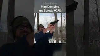Beretta 92FS Mag Dump #airsoft #italy #barelypoppins #firearmstraining #gunasmr #reload #9mmgun #1k