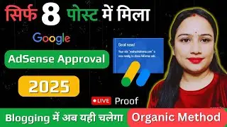 AdSense Approval 2025 : Organic Methods to Get BLOG Approved