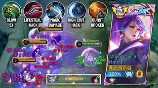 NEW META‼️HANABI BURST CRITICAL DAMAGE HACK BUILD🔥, DESTROYING THE ENEMY TEAM.|AGGRESSIVE GAMEPLAY.