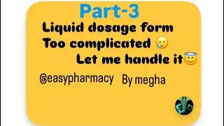 Monophasic Liquid Dosage Forms for External Use | Pharmaceutics-I | B.Pharm & D.Pharm | Lecture 6 |