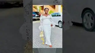Smart and  Decent Gown Styles for Ladies// White lace Styles #gownstyle #whitelace #richauntystyle