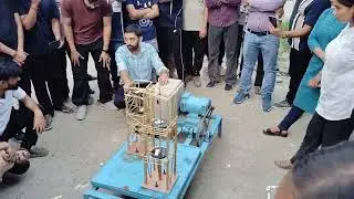 testing structural integrity unders simulated dynamic earthquake condition at Nit Jalandhar #nitj