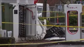 FBI investigating after Tesla charging station vandalized in Washington