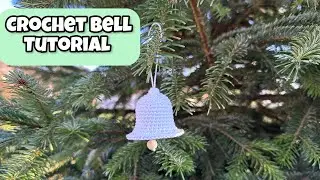 Christmas Crochet Bell Tutorial, Easy Crochet Bell, Weihnachtsglocke Häkeln Anleitung