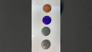 Perfectly Smooth Color Pins Showcase | Minimal Glossy Badge Aesthetic #colormixing #satisfyingvideo