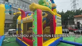 EPIC Giant Inflatable Slide & Trampoline Combo! 🌟🤸&zwj;♀️ Non-Stop Backyard Fun for Kids!