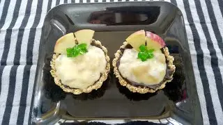 How to Make Tart Rajgira or Ramdana custard tart (राजगिरा कस्टर्ड टार्ट): Amaranth custard Tart