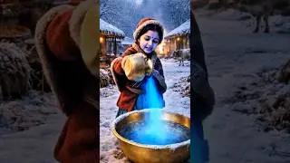 Magic Water Story | Cow Drank Water & Winter Ended #shorts #ai #cow