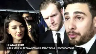 Sheila Vand Cliff Chamberlain Tommy Savas State Of Affairs Golden Globes 2015 Interview