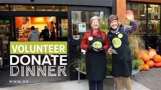 Volunteer for Donate Dinner
