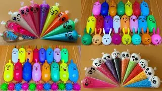Making Slime with FUN BALLOONS and Piping Bags! Most Relaxing Slime Video#ASMR #527