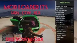 MOD LOADER LTS []GTA 5 PS3[] WORK IN &laquo;HEN | CFW | DEX&raquo; 