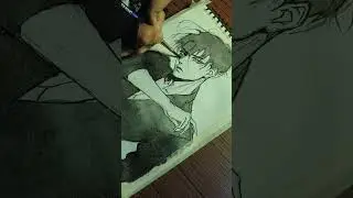 🔥 Drawing Levi Ackerman ⚔️ From - AOT #attackontitan #levi #drawing #animeart #shorts