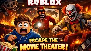 I Tried to Escape the Movie Theater in Roblox🤯🎥🍿