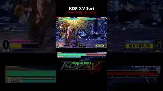 Iori Stun Combo - Patch 1.34 [The King of Fighters XV] KOF XV #shorts