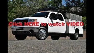2013 GMC 3500 Utility Truck 4x4 6.6L Duramax Diesel