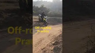 Off-roading Practice on my Bike! ⛰️.Motorcycle #OffRoading #BikeLife #DirtBike #MotoVlog #Riding