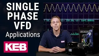 VFDs for Single Phase Applications | KEB #shorts