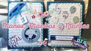 Tarjetas Scrap - Tu D&iacute;a Especial. Tutorial de Tarjetas Originales para Momentos Especiales