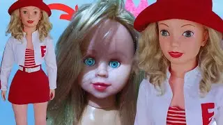 BONECA ELIANA GIGANTE FEITA DE GARRAFA PET E SUCATA