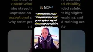 aerobatic pilot faced a sudden in-flight emergency when the canopy blew open during training