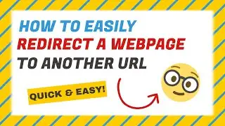 How to Redirect a Webpage to Another URL | Simple Webpage Redirect Script