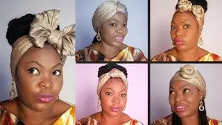 6 SIMPLE, QUICK & EASY WAYS TO STYLE 1 HEADWRAP / TURBAN / HEADSCARF
