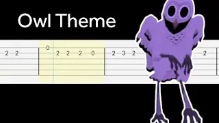 99 Nights In The Forest - Owl Theme (Easy Guitar Tabs Tutorial)