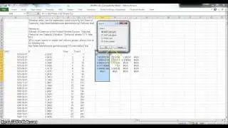 U.S. Industrial Production trending and Output Gap estimation in Excel