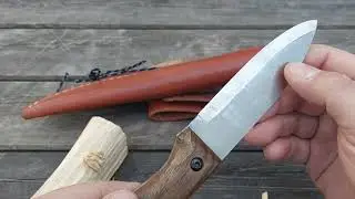 BPS Knives B1 Stainless - Ehrliches Arbeitsmesser im Woodloregewand